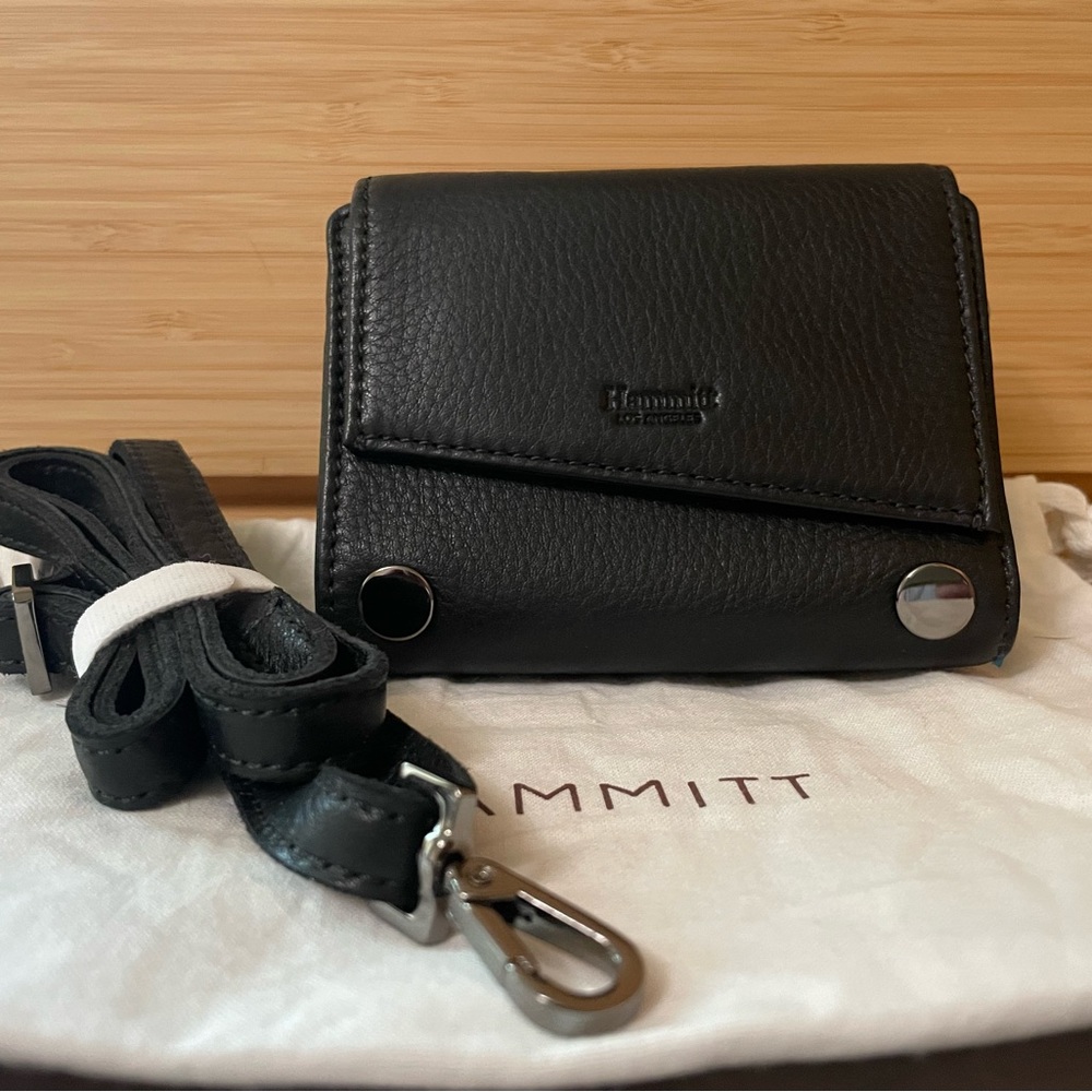 Hammitt small Levy black with gunmetal